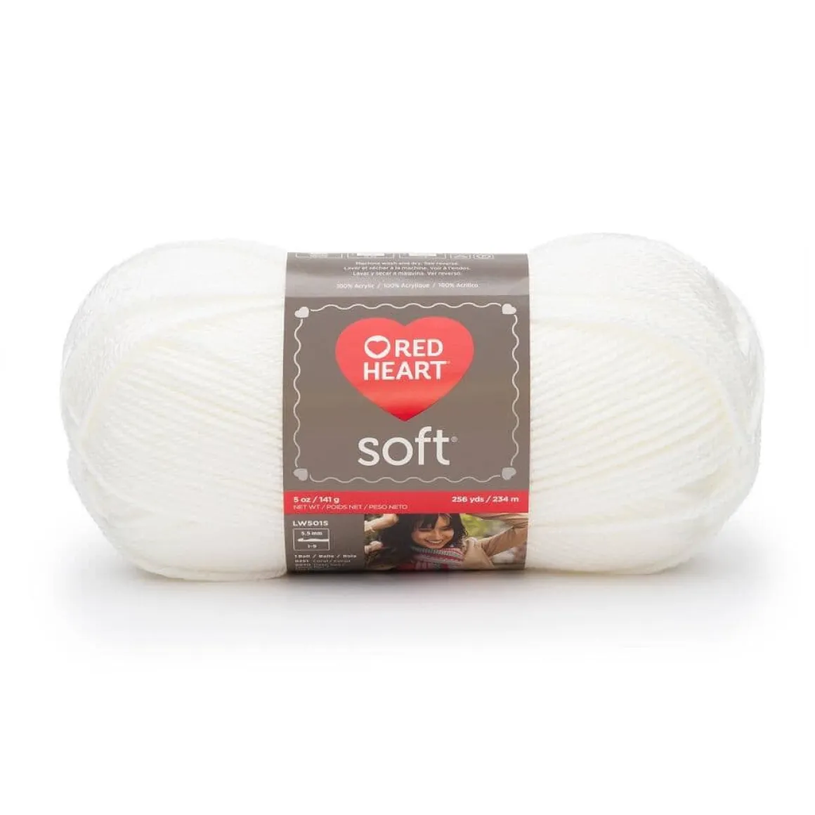 Red Heart Soft Yarn White