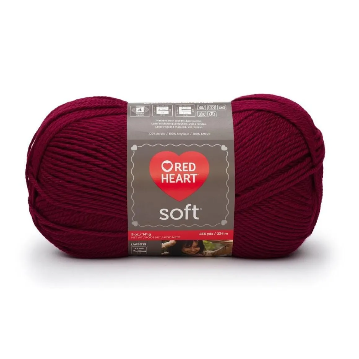 Red Heart Soft Yarn Wine