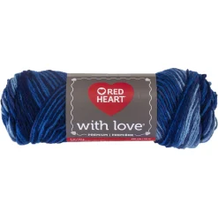 Red Heart With Love 198g Deep Blues
