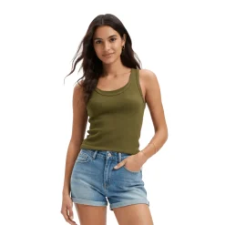 Ribbed Essential Tank Top
