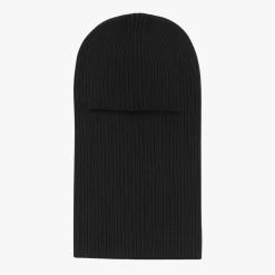 Ribbed Knit Balaclava with Eye Opening