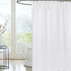 Rideau de douche en coton| Cotton Shower Curtain