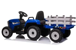 Ride On Farm Truck 12v 4.5 Ah*1 + 2 Motors 2.4g R/c Blue