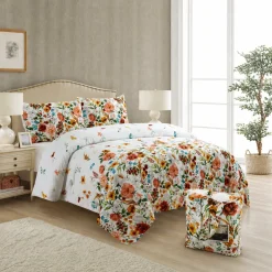 Rosalie Floral 3-Piece Comforter Set