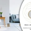 Round Curves Gold Mirror