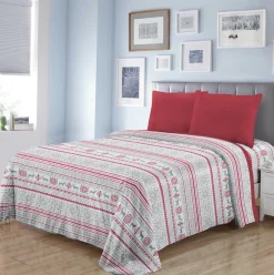 Rustic Cabin - Winter Wonderland Microfleece Sheet Set