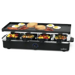 Salton | Party Grill / Griddle & Raclette - 8 person