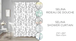 Selina - Shower Curtain | Assorted