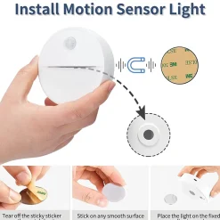 Set of 2 Round Infrared Sensor Half Shade Lamps