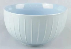 Set of 2 Stoneware Glazed Bowls 600ml