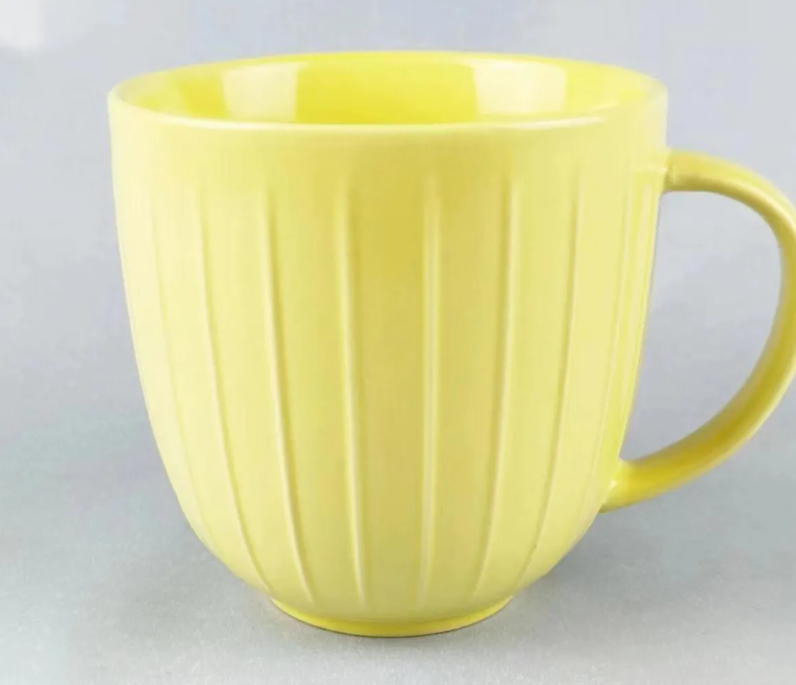 SET OF 4 Stoneware Glazed Mug Set