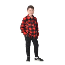 Sherpa Plaid Shirt With Linijng