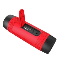 Silicon Bluetooth Speaker With Light For Bike