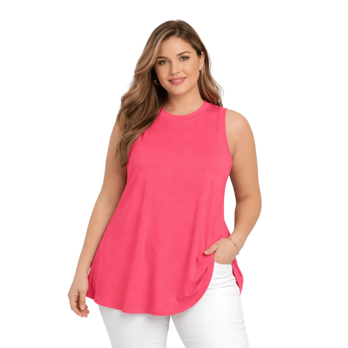 Sleeveless Fluid Essential Top