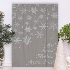Snowflake Art Mural