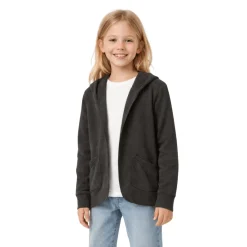 Soft Hooded Open Cardigan