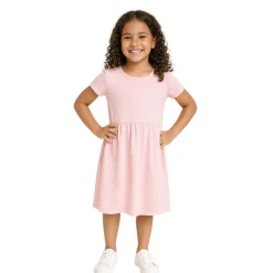 Soft Jersey Short Sleeve Dress