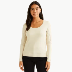 Soft Knit Scoop Neck Sweater