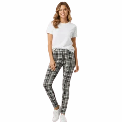 Soft Stretch Patterned Leggings
