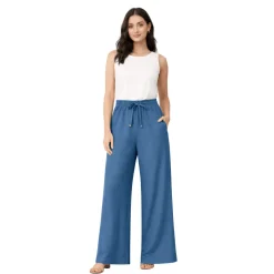 Soft Touch Wide-Leg Lounge Pants