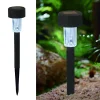 Solar Powered Garden Light-Black