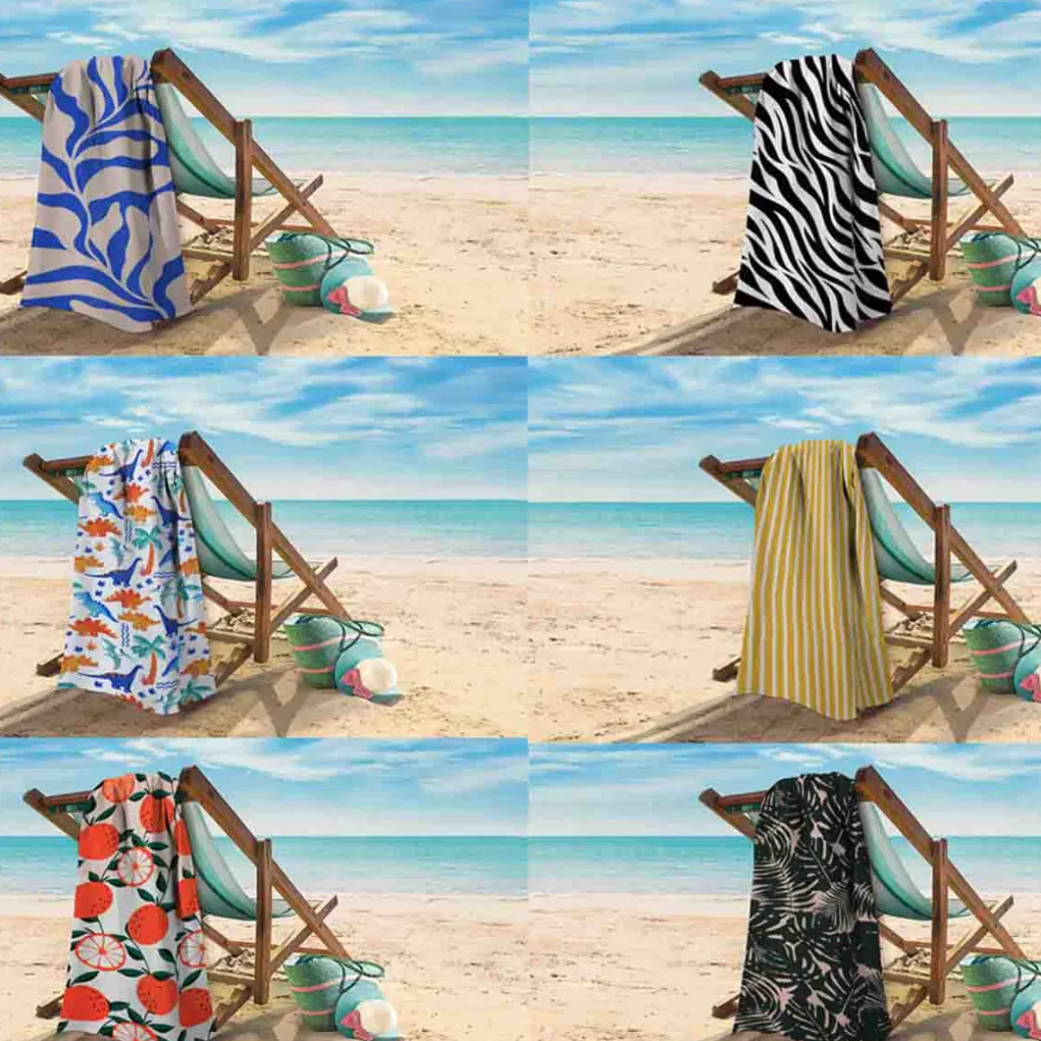 Sol Del Mare-beach Towels 27X54
