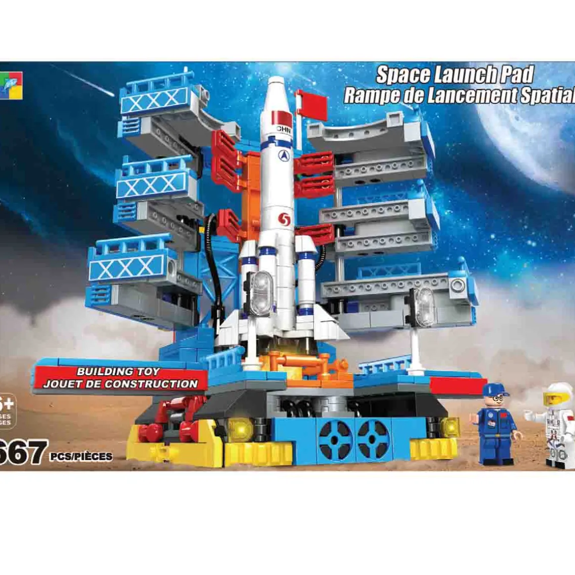 Space Launch Pad 667 Pcs