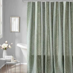 SPA- Swirl Shower Curtain