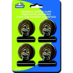 4 Spring Clips - Magnetic