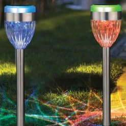 Stainless Steel Solar Light with Colors