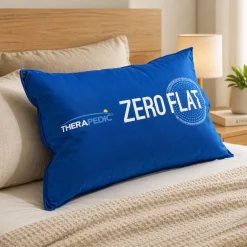 Standard Zero Flat Pillow Back Or Side Sleeper