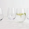 Stemless Drinking Glass set of 4