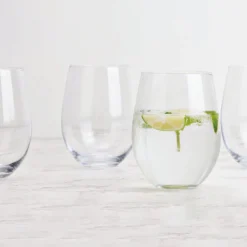 Stemless Drinking Glass set of 4