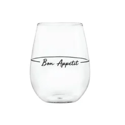 Stemless Wine S/4 560ml- Bon Appetit
