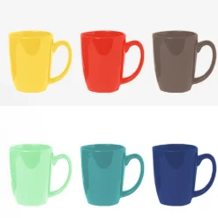 Stoneware Mug Cold Tones 11 Oz