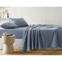 Stone Washed Sheet Set Asst