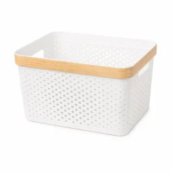 Storage Box With Bamboo Print 14.2"x10.6"x9.4"