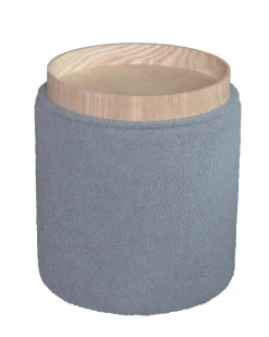 Storage Ottoman With Reversible Tray Lid-Atelier Du Nord