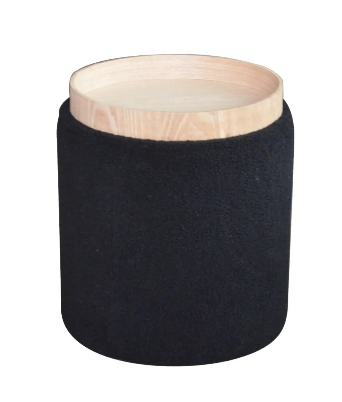 Storage Ottoman With Reversible Tray Lid-Atelier Du Nord