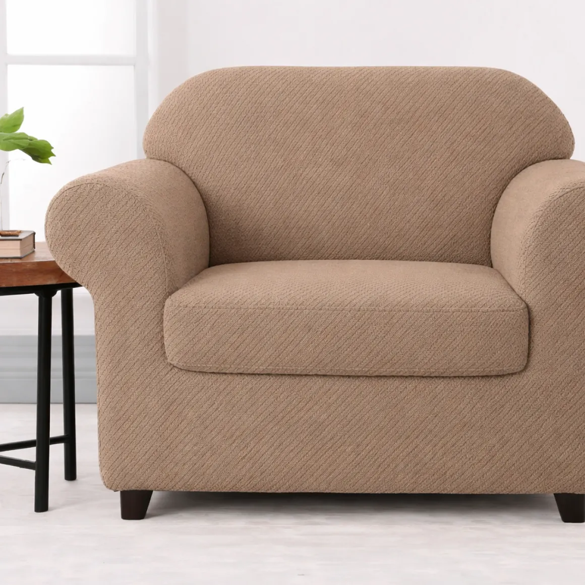 Stretch Knit Armchair Cover