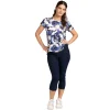 Stretch Pull-On Capri Pants