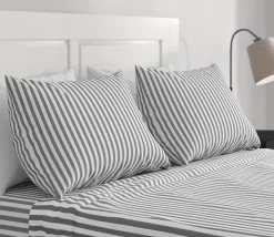 Striped Percale Sheet Set T-180