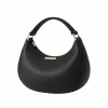 Structured Faux Leather Hobo Bag
