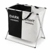 Studio 707-double Laundry Hamper With 2 Basket 59x37.5x58cm