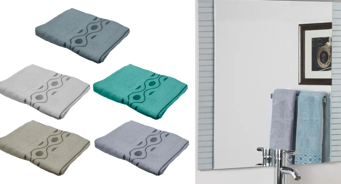 Studio 707- Geometric wave cotton towel