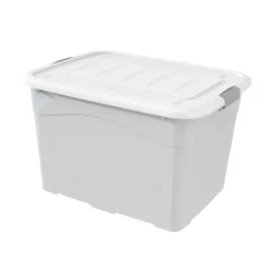Studio 707 - Grey 70litre Storage Totes with Locking