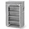 Studio 707- Grey 6-tier Shoe Organizer With Cover