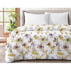 Studio7 - 1PC Floral Print Microfiber Comforter