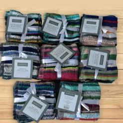 Studio 707 - 5 Pk Stripe Face Cloths
