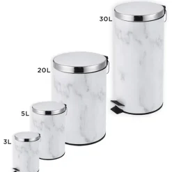 STUDIO 707 - Round Step Garbage Bin